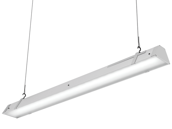 Светодиодный светильник LE-0756 Ритейл (подвесной) 40 Вт линейного типа одиночный с текстурированным рассеивателем