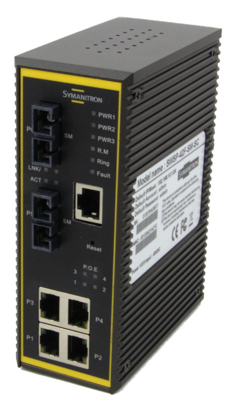 PoE-коммутаторы на DIN-рейку SWSP-42F