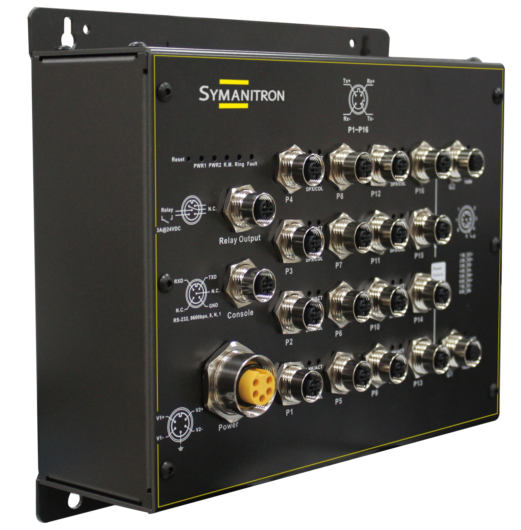 PoE-коммутаторы на DIN-рейку SWMT-162GP-M12-BP1