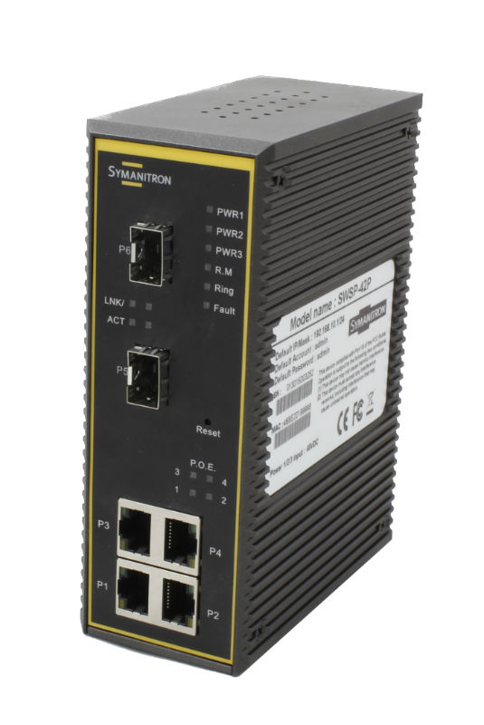 PoE-коммутаторы на DIN-рейку SWSP-42P