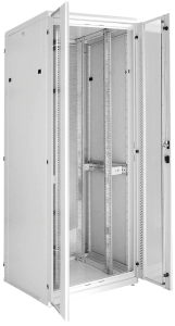 ITK Шкаф серверный 19" LINEA S 33U 800х1000мм передняя двухстворчатая перфорированная дверь, задняя перфорированная серый (комплект 3 коробки - часть 3 из 3)