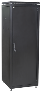 ITK Шкаф сетевой 19" LINEA N 47U 600х1000 мм металлическая передняя дверь черный